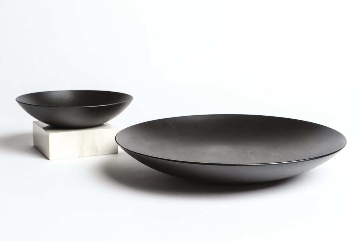 CLEMENTINE'S Shallow Bowl Small black Garmentory