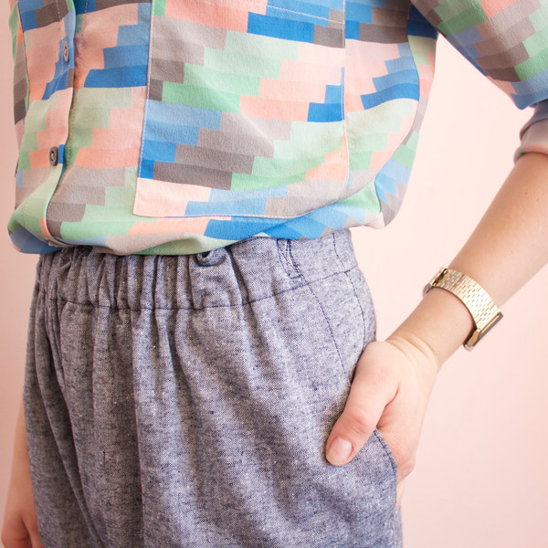 Jill Aiko Yee Garden pants - chambray Jill Aiko Yee Garden pants - chambray
