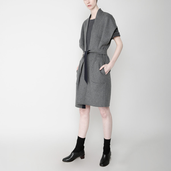 7115 by Szeki Reversible Kimono Vest FW16 7115 by Szeki Reversible Kimono Vest FW16