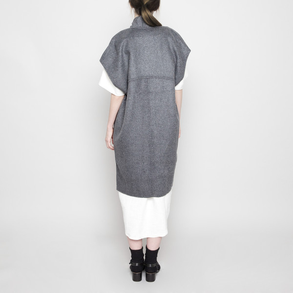 7115 by Szeki Reversible Kimono Vest FW16 7115 by Szeki Reversible Kimono Vest FW16