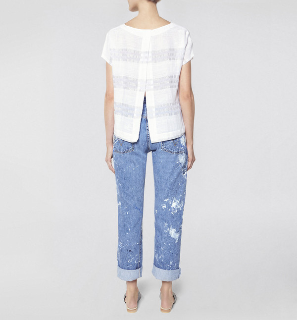 Lemlem Bibi Open Back Tee Lemlem Bibi Open Back Tee