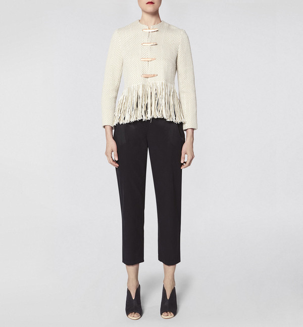 VOZ Lineas Fringe Coat VOZ Lineas Fringe Coat