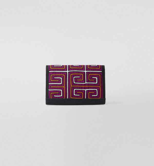 Mola Sasa Mola Denim Clutch Purple Mola Sasa Mola Denim Clutch Purple