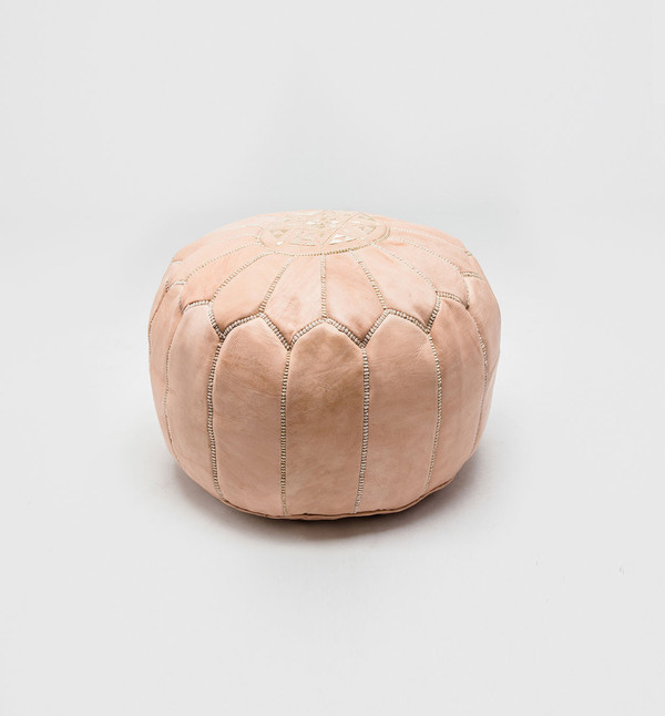 MindaHome Moroccan Embroidered Pouf MindaHome Moroccan Embroidered Pouf