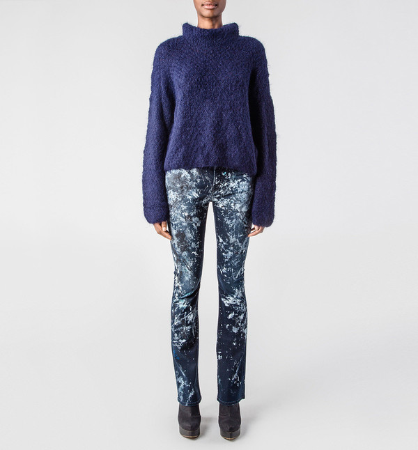 VOZ Navy Turtleneck Sweater VOZ Navy Turtleneck Sweater