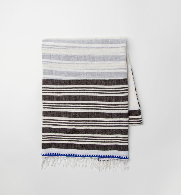 lemlem Safara Big Split Square Scarf Earth lemlem Safara Big Split Square Scarf Earth