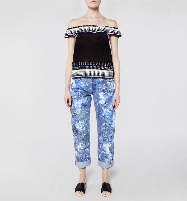 Lemlem Wubit Embroidered Fly Away Top Lemlem Wubit Embroidered Fly Away Top