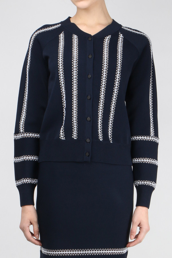 Jonathan Simkhai Tower Trim Cardigan Jonathan Simkhai Tower Trim Cardigan