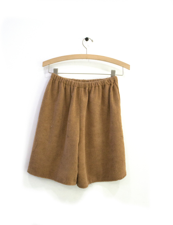 Priory Shorts Terry Camel - Sample Priory Shorts Terry Camel - Sample