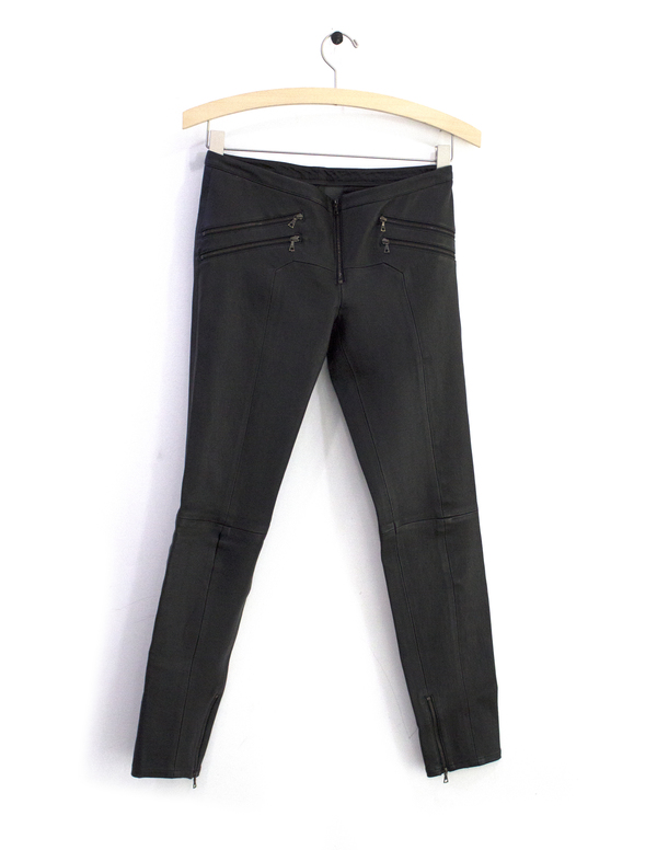 Priory of Ten Black Leather Pant Priory of Ten Black Leather Pant