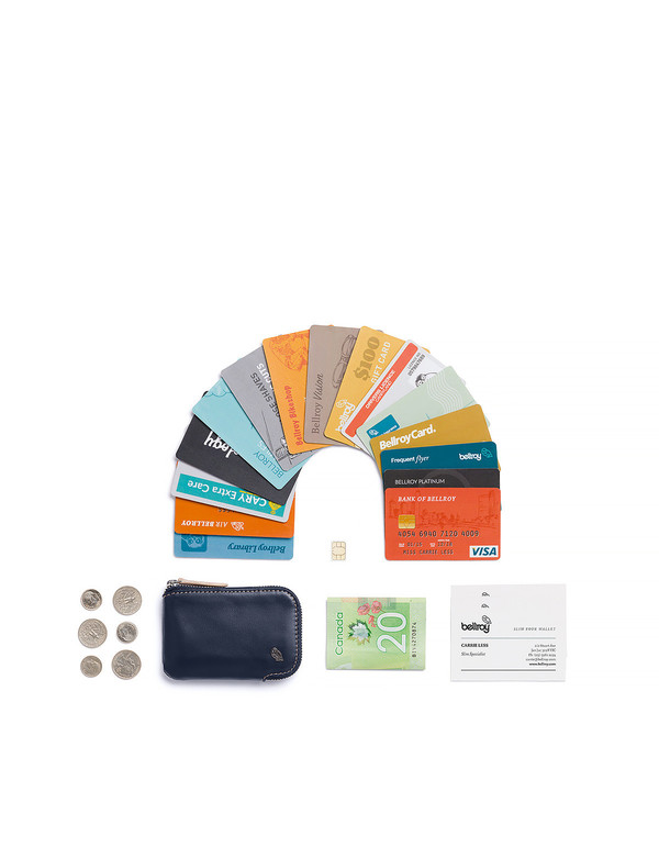 Bellroy Card Pocket Blue Steel Bellroy Card Pocket Blue Steel