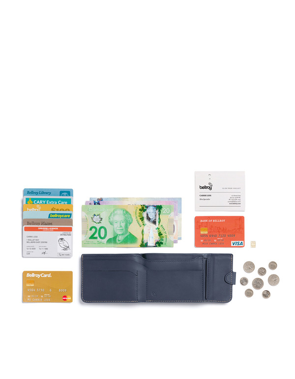Bellroy Coin Fold Blue Steel Bellroy Coin Fold Blue Steel
