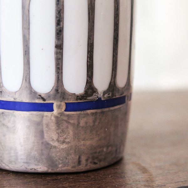 Erica Tanov silver overlay vases Erica Tanov silver overlay vases