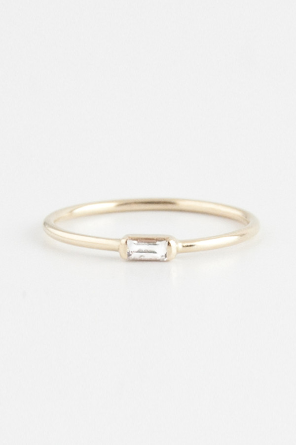 Emi Grannis Diamond Baguette Ring 14k Yellow Gold Emi Grannis Diamond Baguette Ring 14k Yellow Gold