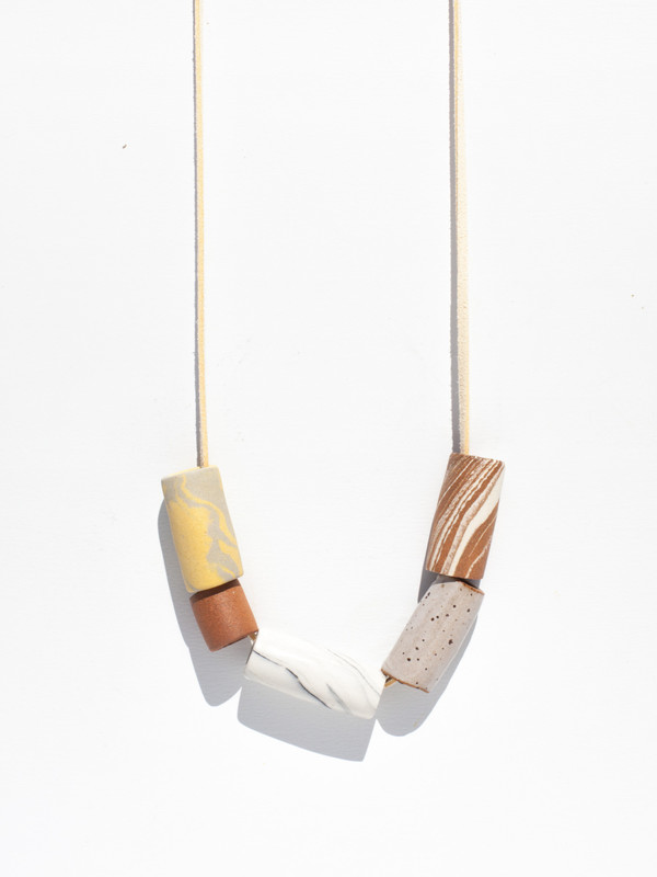 The Pursuits of Happiness Ceramic Bead Necklace The Pursuits of Happiness Ceramic Bead Necklace