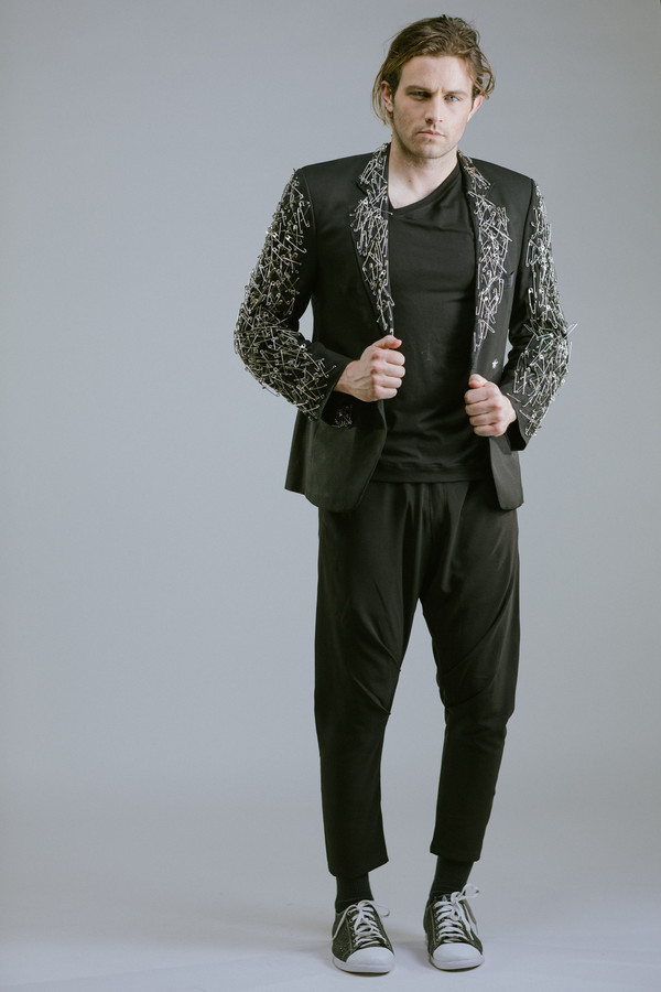 Any Old Iron Safety Pin Blazer Any Old Iron Safety Pin Blazer