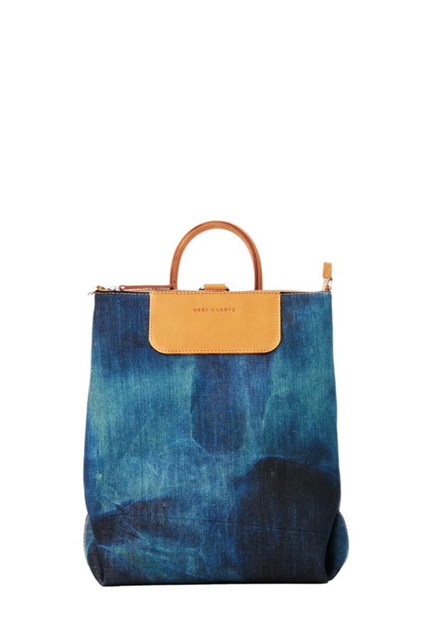 Graf & Lantz Bedford Convertible Backpack Washed Denim Graf & Lantz Bedford Convertible Backpack Washed Denim