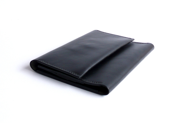 Large Triflod Wallet - Black Large Triflod Wallet - Black