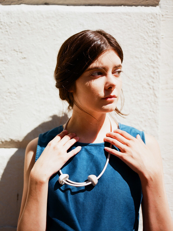 Jujumade Sliced Sphere Necklace Jujumade Sliced Sphere Necklace