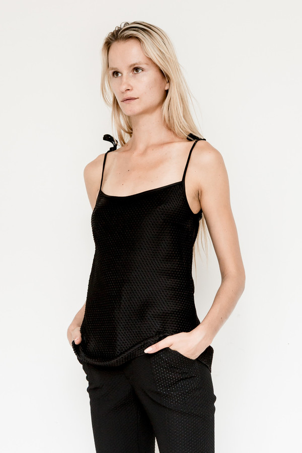 Area Satin Blend Embossed Cami Area Satin Blend Embossed Cami