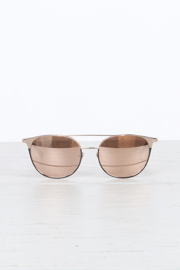 Linda Farrow Straight Browline Sunglasses Linda Farrow Straight Browline Sunglasses