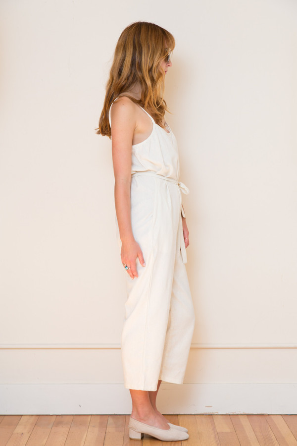 Lindsay Robinson Sol Jumpsuit in Cream Lindsay Robinson Sol Jumpsuit in Cream
