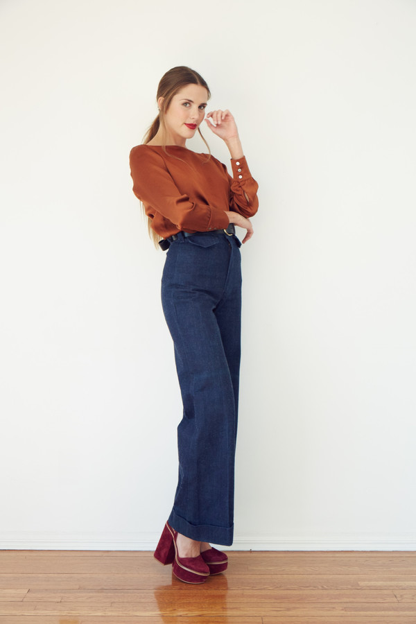 BETWEEN TEN Alpine Blouse - Rust BETWEEN TEN Alpine Blouse - Rust