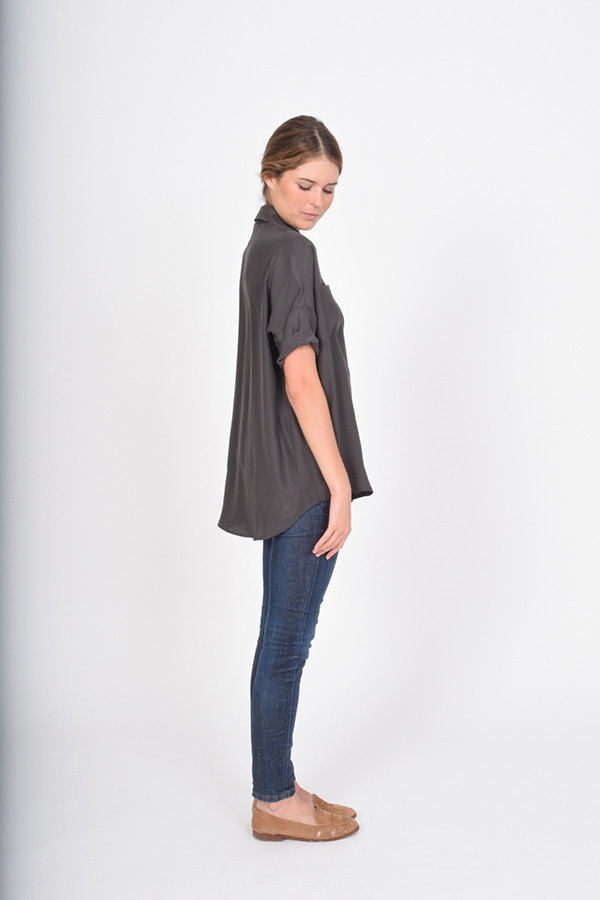 BETWEEN TEN August Button Down - Charcoal BETWEEN TEN August Button Down - Charcoal
