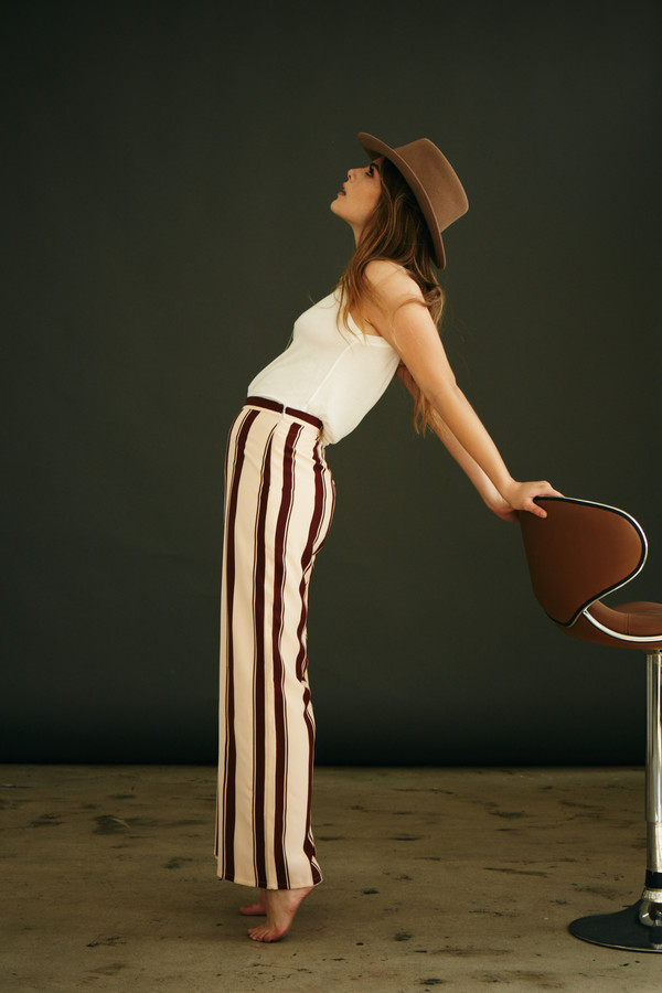 BETWEEN TEN Charlotte Pant - Pink Stripe BETWEEN TEN Charlotte Pant - Pink Stripe