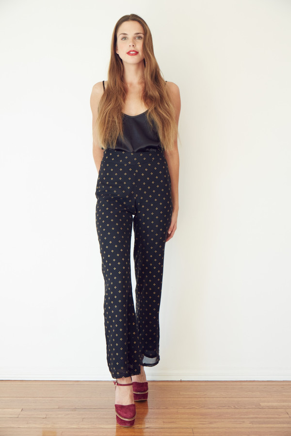 Francoise Pant - Black + Gold Francoise Pant - Black + Gold