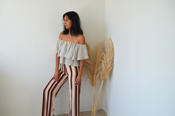 BETWEEN TEN Montana Top - Beige Linen BETWEEN TEN Montana Top - Beige Linen