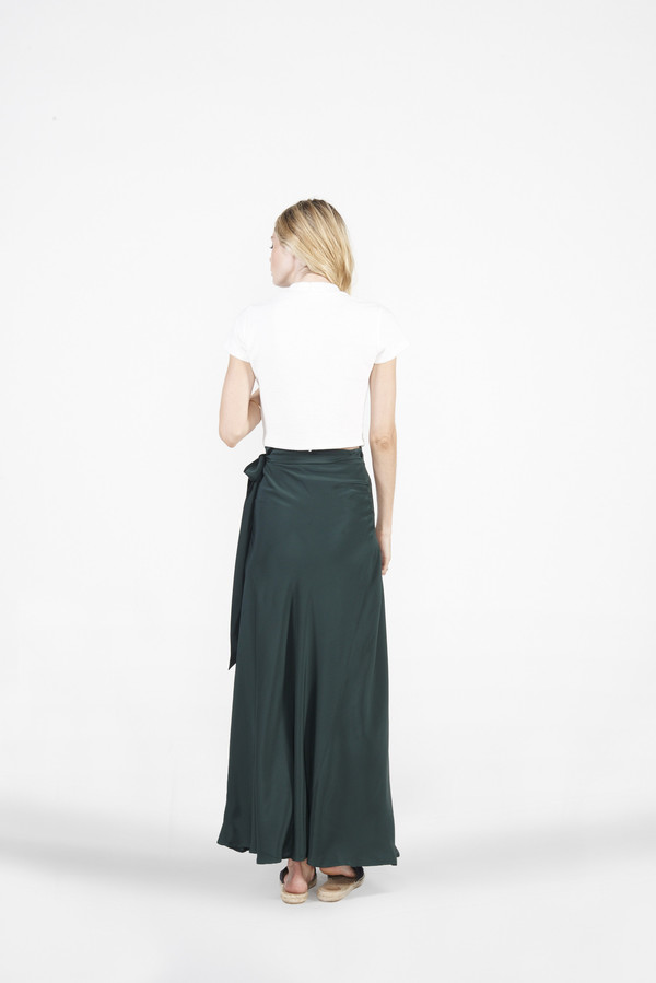 Siena Wrap Skirt - Green Siena Wrap Skirt - Green