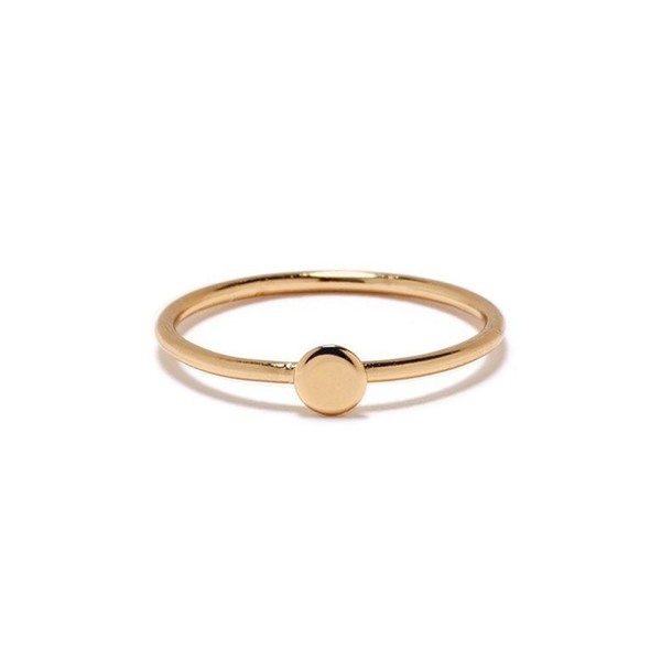 BING BANG NYC Tiny Circle Ring - Gold BING BANG NYC Tiny Circle Ring - Gold