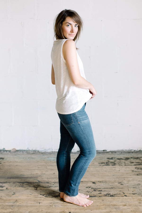 Groceries Apparel Linen Tank // White Groceries Apparel Linen Tank // White