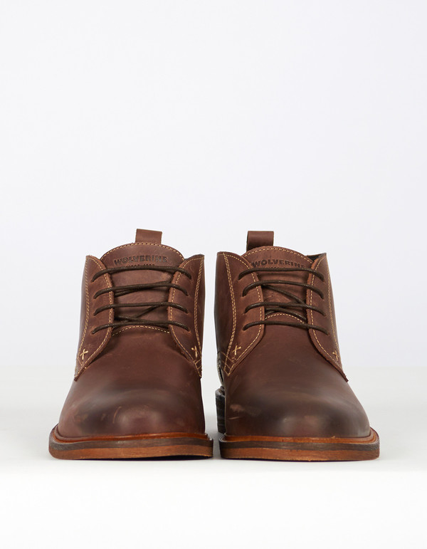 Wolverine 1883 Hensel Desert Boot Dark Brown Leather Wolverine 1883 Hensel Desert Boot Dark Brown Leather