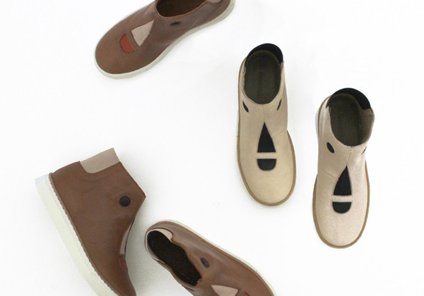 Tinycottons Face Boots Leather Terracotta Tinycottons Face Boots Leather Terracotta