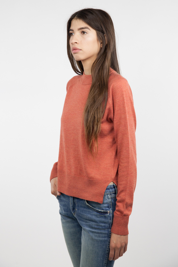 Just Female Neptune Knit - Marsala Red Just Female Neptune Knit - Marsala Red