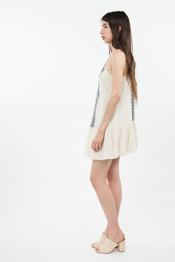 Bec & Bridge Boheme Midi Dress - Cream/Ink Bec & Bridge Boheme Midi Dress - Cream/Ink