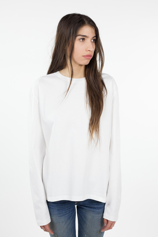 Kowtow Building Block Boyfriend Top - White Kowtow Building Block Boyfriend Top - White