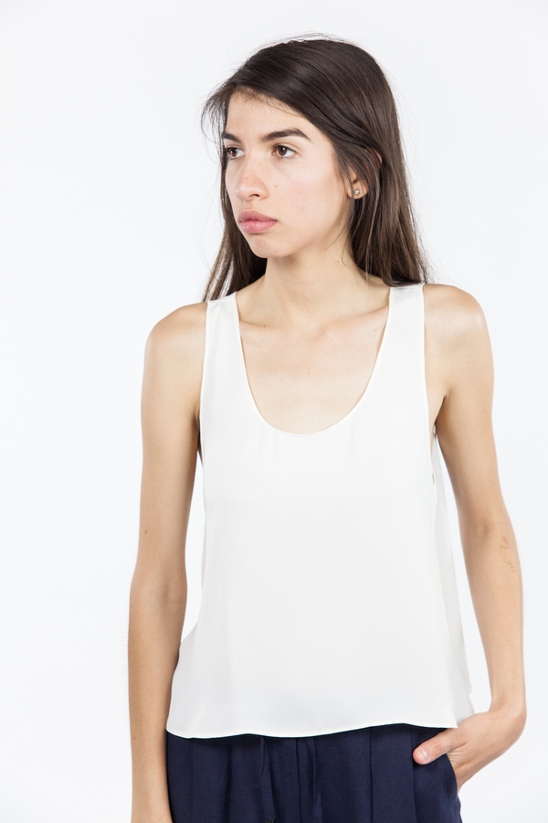 L'Academie Swing Tank - Ivory L'Academie Swing Tank - Ivory