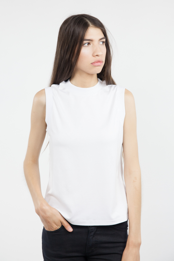 Just Female Lincoln Tank - White Just Female Lincoln Tank - White
