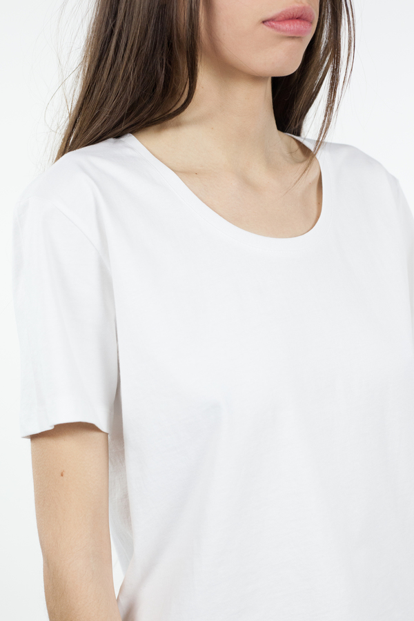 Kowtow Building Block Scoop Tee - White Kowtow Building Block Scoop Tee - White