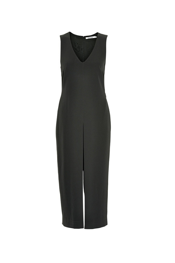 Gestuz - Adie Black Sleeveless Culotte Jumpsuit Gestuz - Adie Black Sleeveless Culotte Jumpsuit