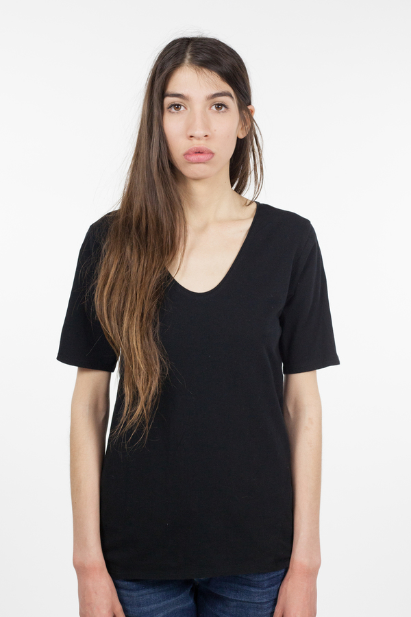 Kowtow Building Block V Tee - Black Kowtow Building Block V Tee - Black