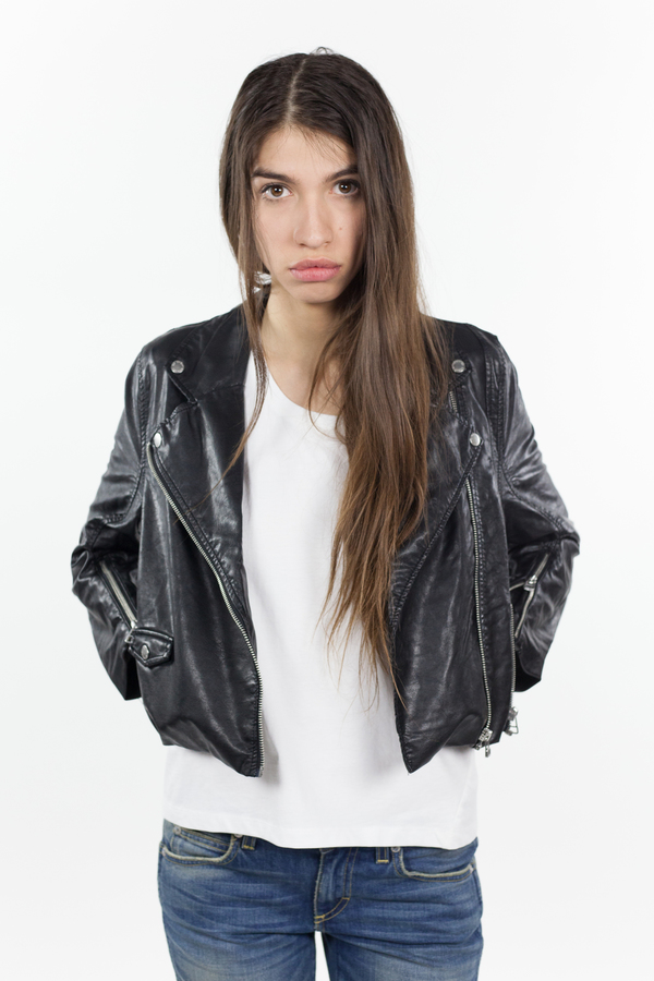 Cheap Monday Visit Leather Jacket - Black Cheap Monday Visit Leather Jacket - Black