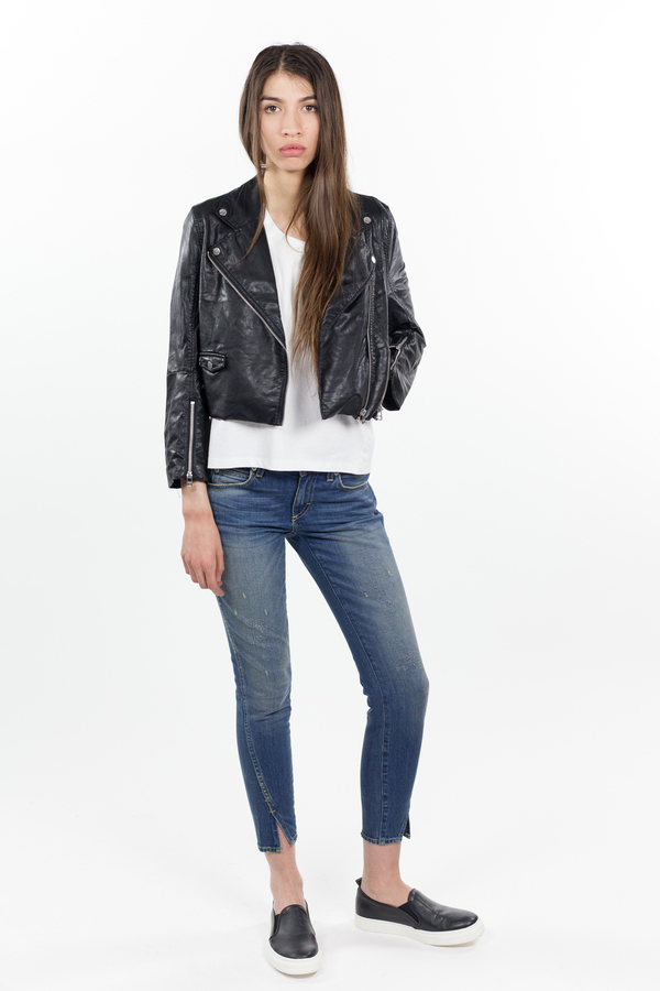 Cheap Monday Visit Leather Jacket - Black Cheap Monday Visit Leather Jacket - Black