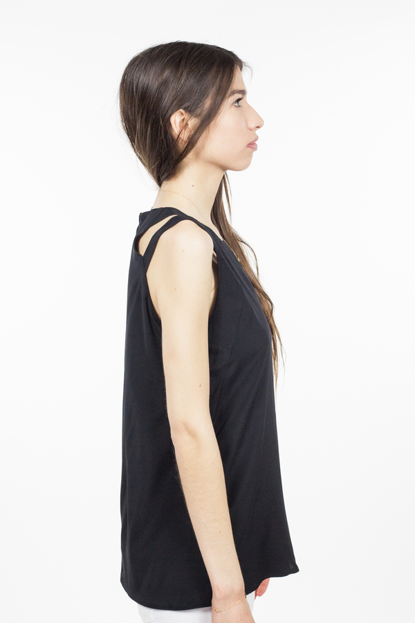 Emerson Fry Cut-Out Top - Black Emerson Fry Cut-Out Top - Black