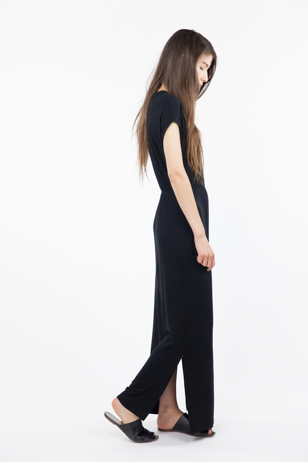 Just Female Sofia Maxi Dress - Black Just Female Sofia Maxi Dress - Black