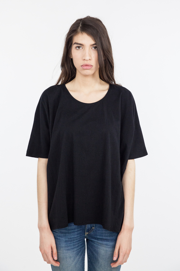 Kowtow Building Block Oversize Top - Black Kowtow Building Block Oversize Top - Black