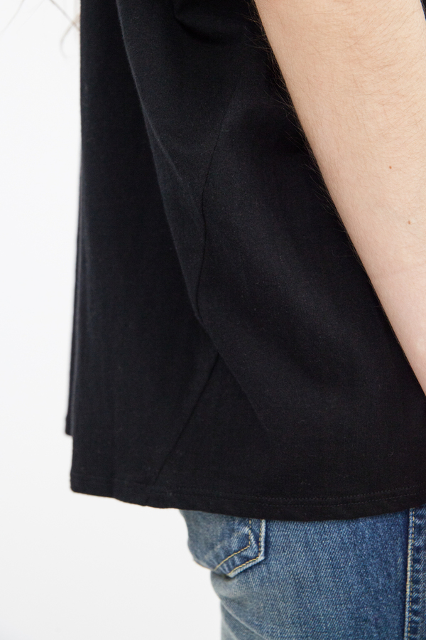 Kowtow Building Block Oversize Top - Black Kowtow Building Block Oversize Top - Black
